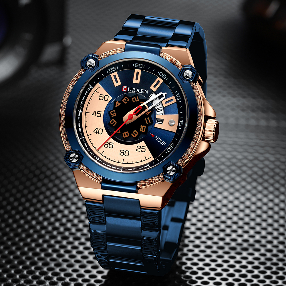 Montre-bracelet à quartz Lock Design avec Bluetooth produit foryoumer.com proteine naturelle 