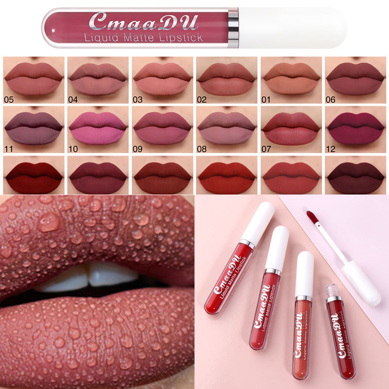 Rouge à lèvres liquide brillant velours longue durée, maquillage femme beauté produit foryoumer.com 