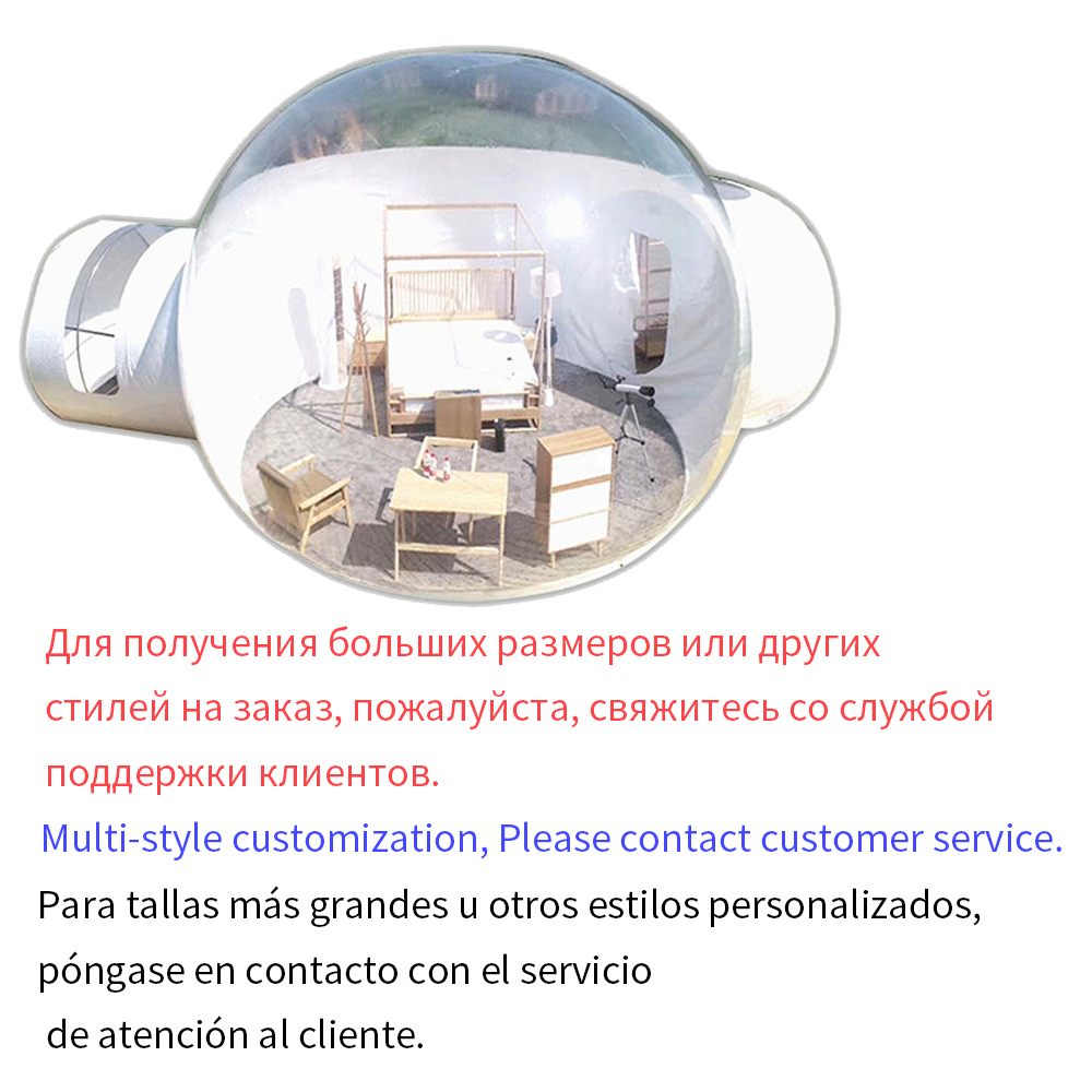 Tente à bulles gonflable transparente pour camping en plein air produit foryoumer.com proteine naturelle 