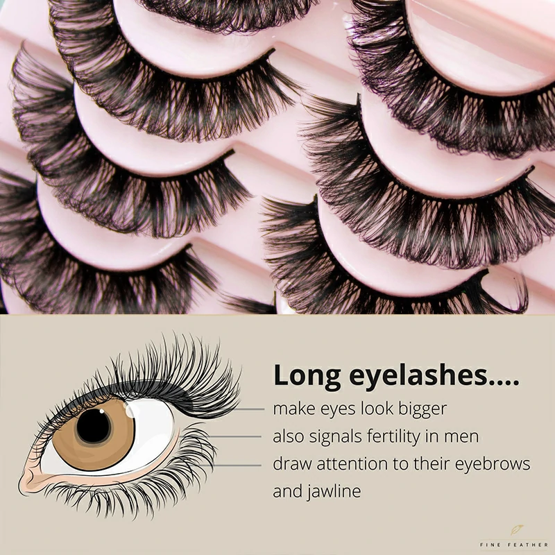 Faux cils en vison 3D