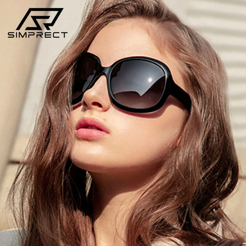 SIMPRECT - Lunettes de soleil polarisées pour femme - Protection UV - Marque de luxe