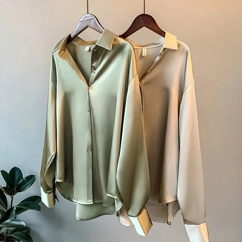 Chemise habillée à manches longues pour femmes